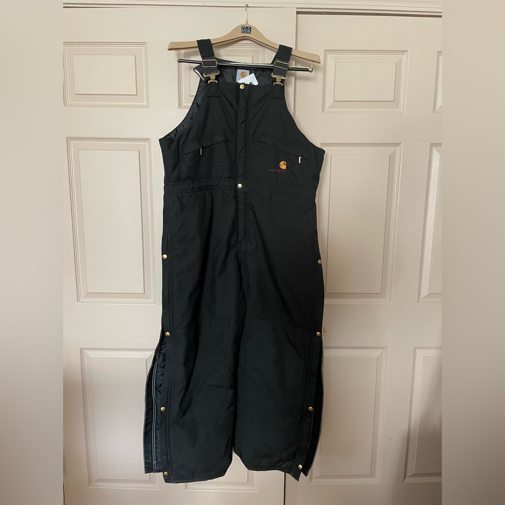 Men’s Carhartt Insulated Bib, size Large